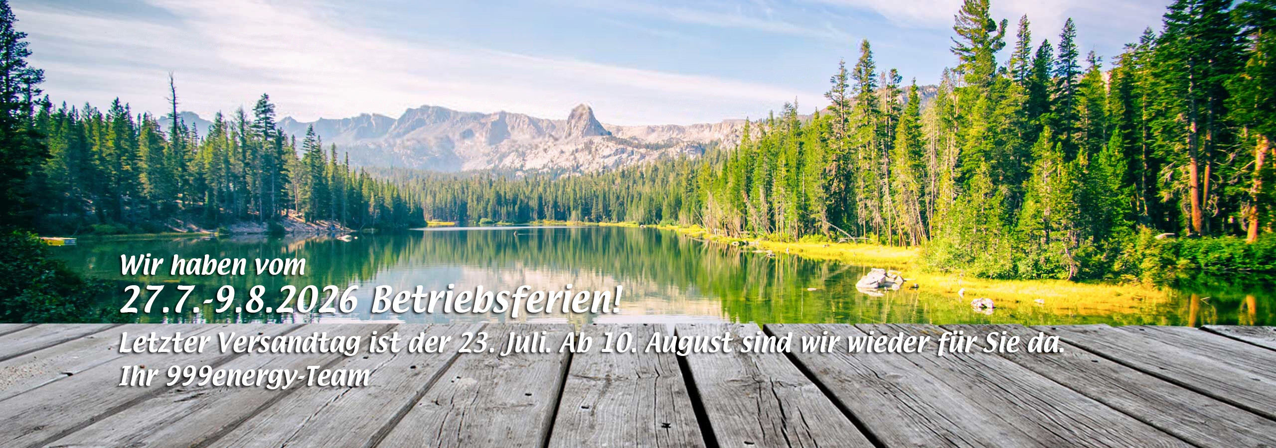 Betriebsurlaub 2026